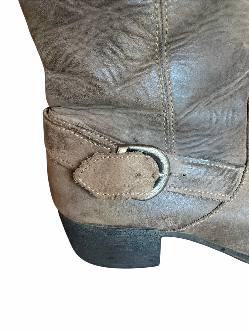 Born Montana Hand-Finished High-Quality Distressed Leather Riding Boots - Picture 4 of 10